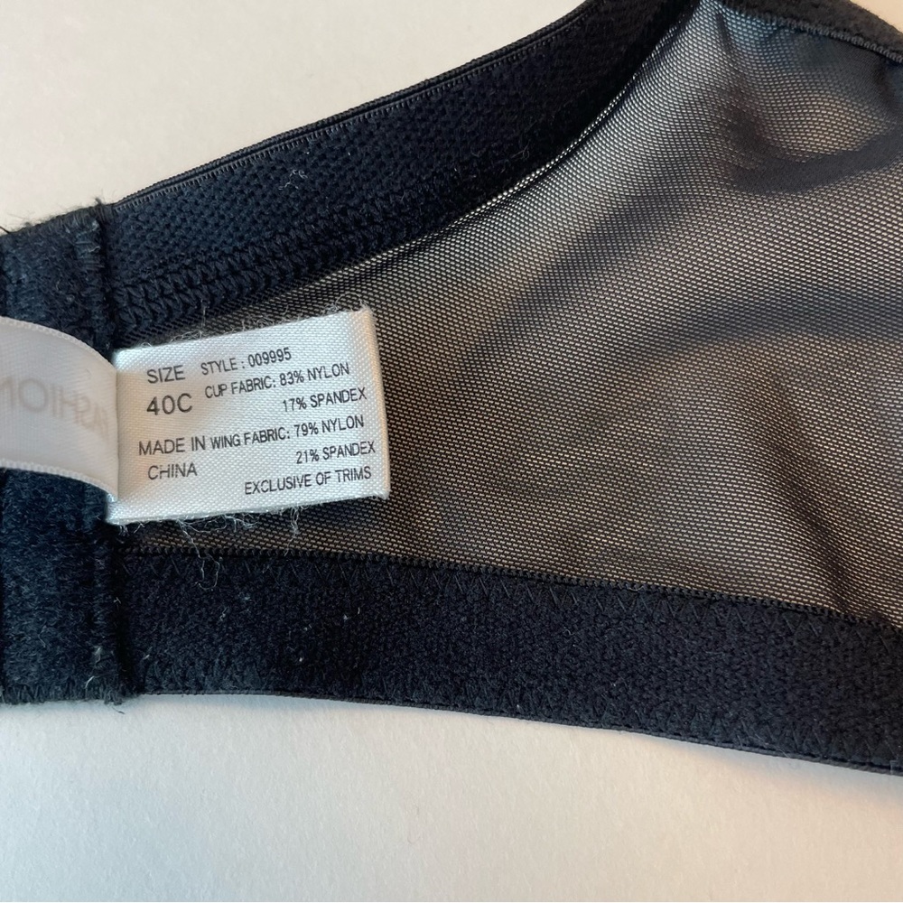 Fashion Bug Black Bra, Size 40C - Picture 5 of 5